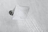 6 inch High water pressure regular shower head with wall arm and flange