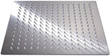 rainfall shower head 12 inch stainless square rainfall shower head