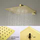 rainfall shower head 12 inch stainless square rainfall shower head