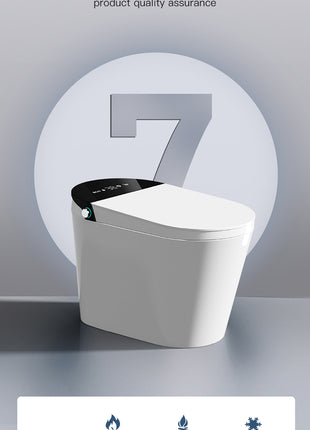 Smart Toilet Bidet Elongated Seat Unlimited Warm Water Wand Cleaning Remote Control Night Light