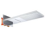 22 Inch Rainfall Waterfall Shower Head Chrome or brushed nickel