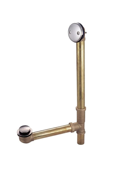 Tip-Toe Bath Tub Drain and Overflow with brass material pipes