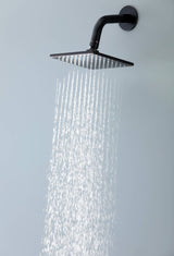 6 inch High water pressure regular shower head with wall arm and flange