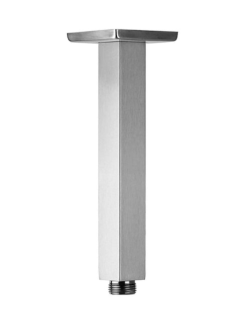 Brushed nickel 18inch  brass ceiling shower arm with flange