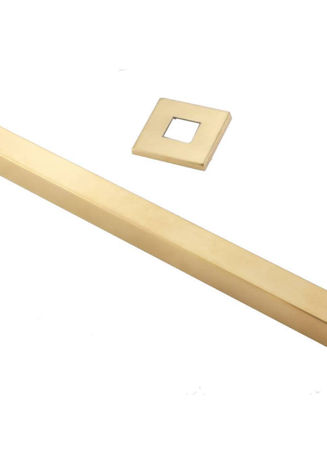 16 inch or 22 inchbrushed gold wall mount shower arm brass