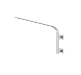 high arc wall mount shower arm stainless and brass material