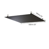 20 Inch Shower Head Shower Heads Large Rain Square Shower Heads Ultra Thin 304 Stainless Steel Bath Shower rainfall Full Body Coverage with Silicone Nozzle