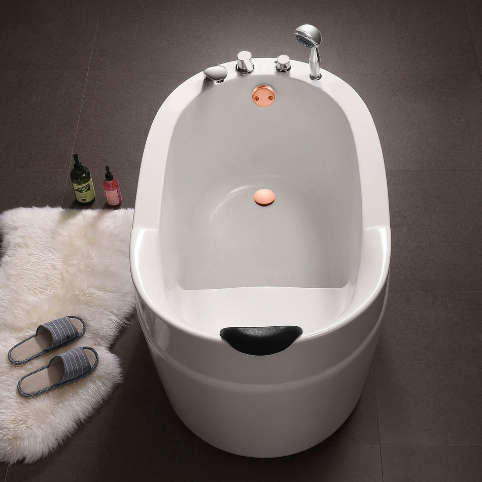 Brushed gold Or matte black or brushed nickel or rose gold or polished gold tub drain with two holes