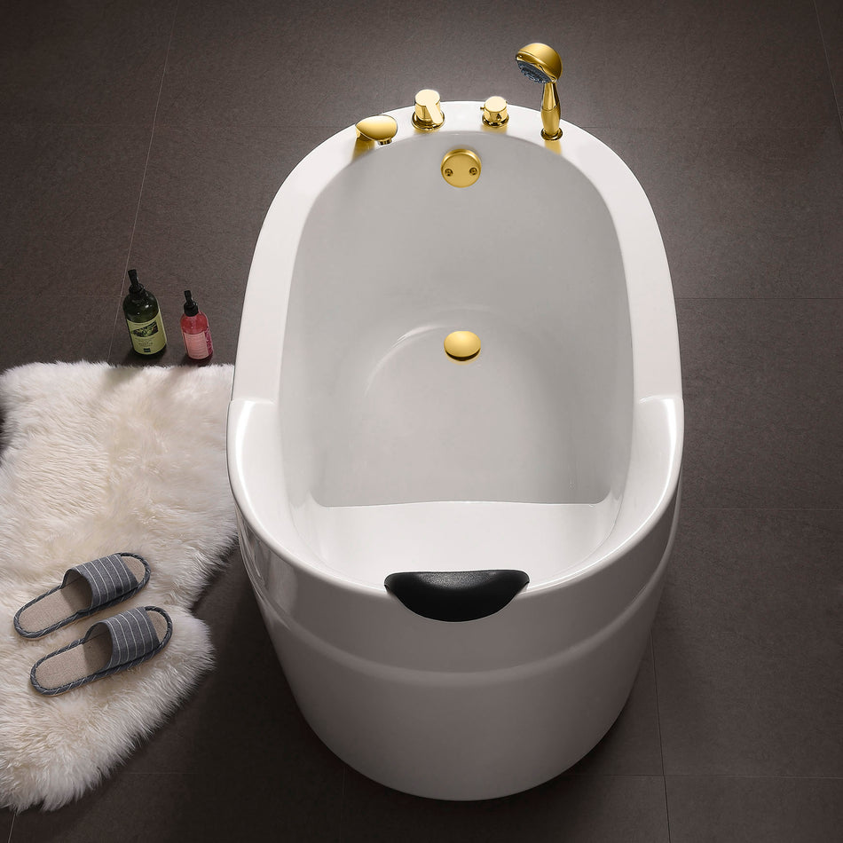 Brushed gold Or matte black or brushed nickel or rose gold or polished gold tub drain with two holes
