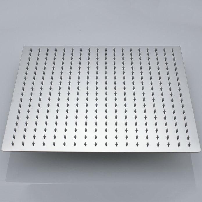 rainfall shower head 12 inch stainless square rainfall shower head