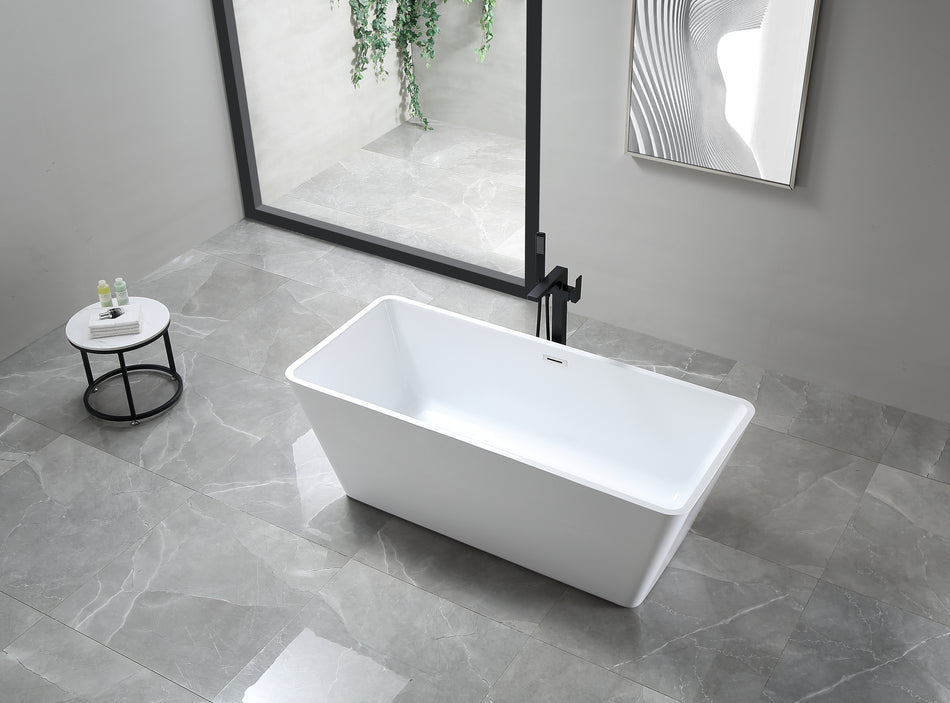 67'' x  29'' freestanding acrylic bathtub