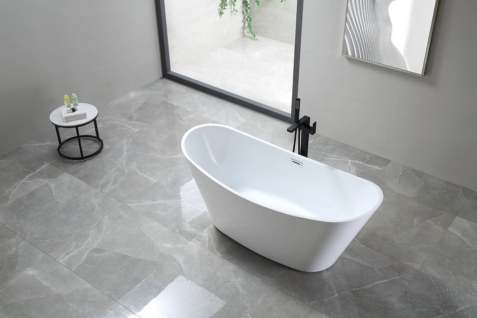 67'' x  29'' freestanding acrylic bathtub