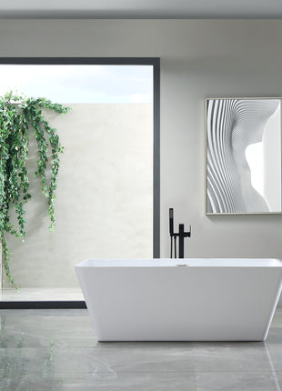 67'' x  29'' freestanding acrylic bathtub