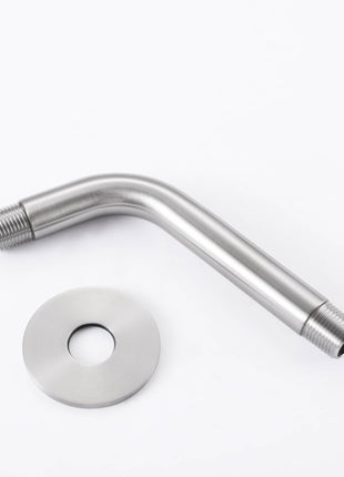 Brushed nickel Ceiling 12 Inch or 16 inch Rainfall Shower Head Wall Mount 6 Inch Regular High Water Pressure Shower Head 3 Way Digital display Thermostatic Shower Faucet Each Function Work All Together And Separately