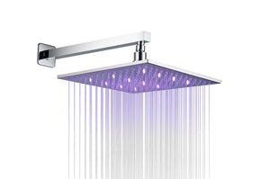 
                  
                    12 inch or 16 inch LED Chrome wall mounted Rain shower with body jets 3 way pressure balance  digital display rough in valve
                  
                