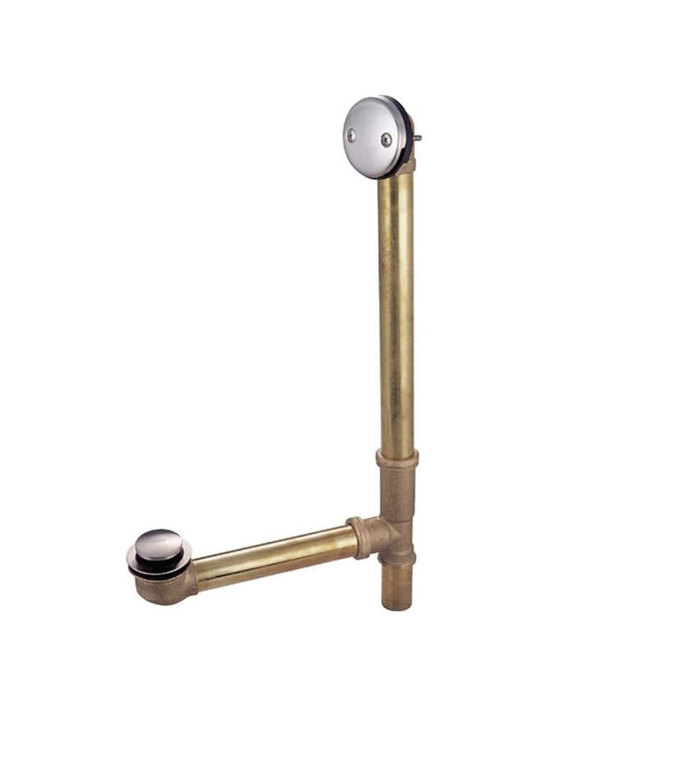 Tip-Toe Bath Tub Drain and Overflow with brass material pipes
