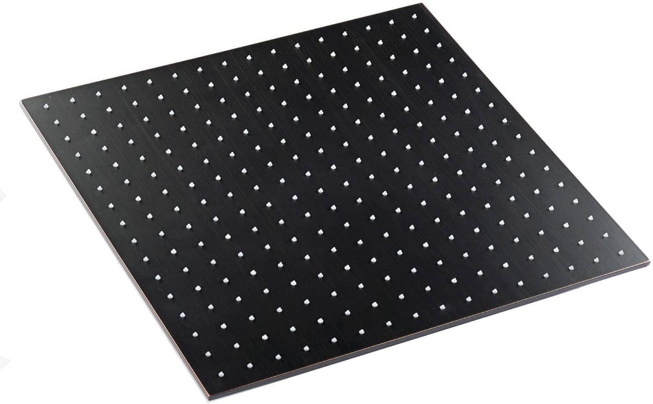Oil Rubbed Bronze 20 Inch LED Light Rainfall Shower Head