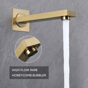 
                  
                    Brushed gold 3 way Thermostatic Shower valve system with tub spout that each function run all together and separately
                  
                
