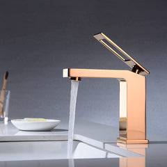 Collection image for: Rose gold bathroom sink faucet