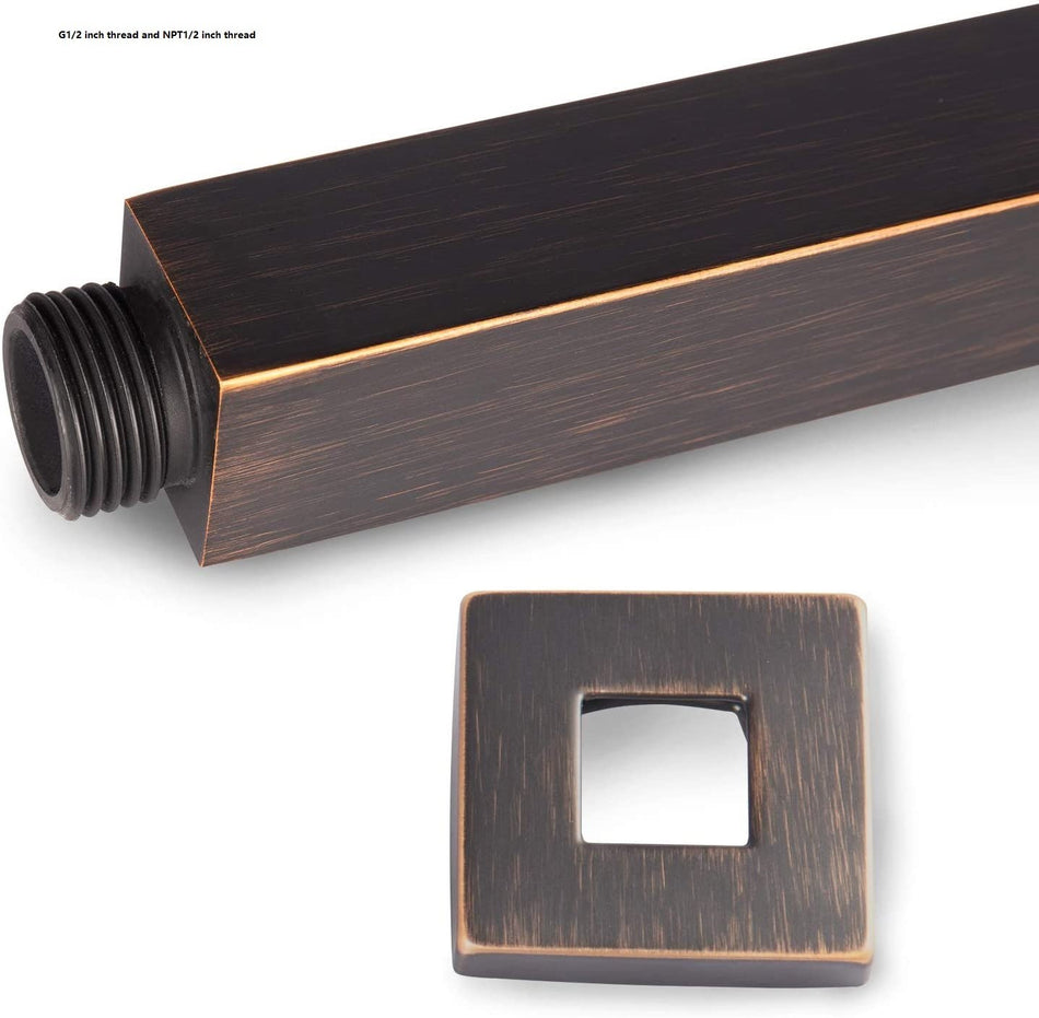 24inch   ceiling shower arm with flange