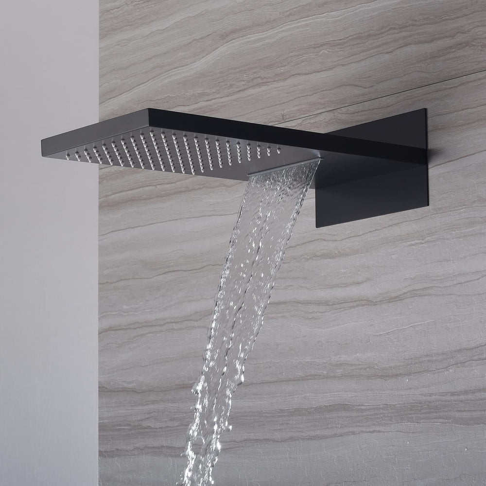
                  
                    22 Inch Rainfall Waterfall Shower Head - Matte Black or brushed gold
                  
                