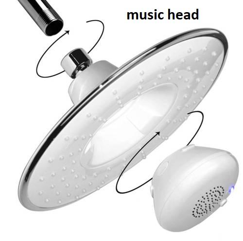 
                  
                    8 inch Bluetooth Music rain head 3 function digital display exposed handle shower set with tub spout and handle shower
                  
                