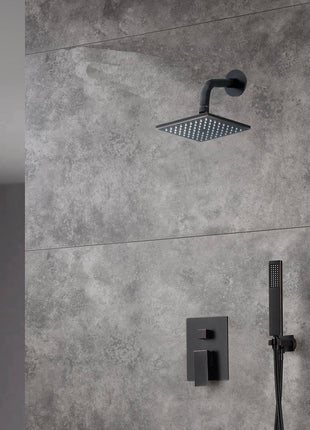 Oil Rubbed Bronze 6 inch Regular shower head 2 way Shower Faucet System