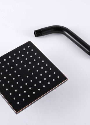 Oil Rubbed Bronze 6 inch Regular shower head 2 way Shower Faucet System
