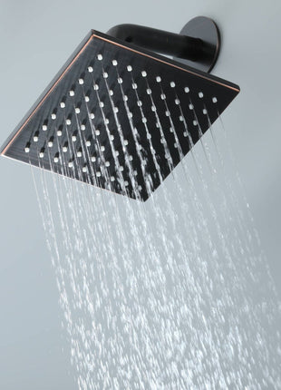 Oil Rubbed Bronze 6 inch Regular shower head 2 way Shower Faucet System
