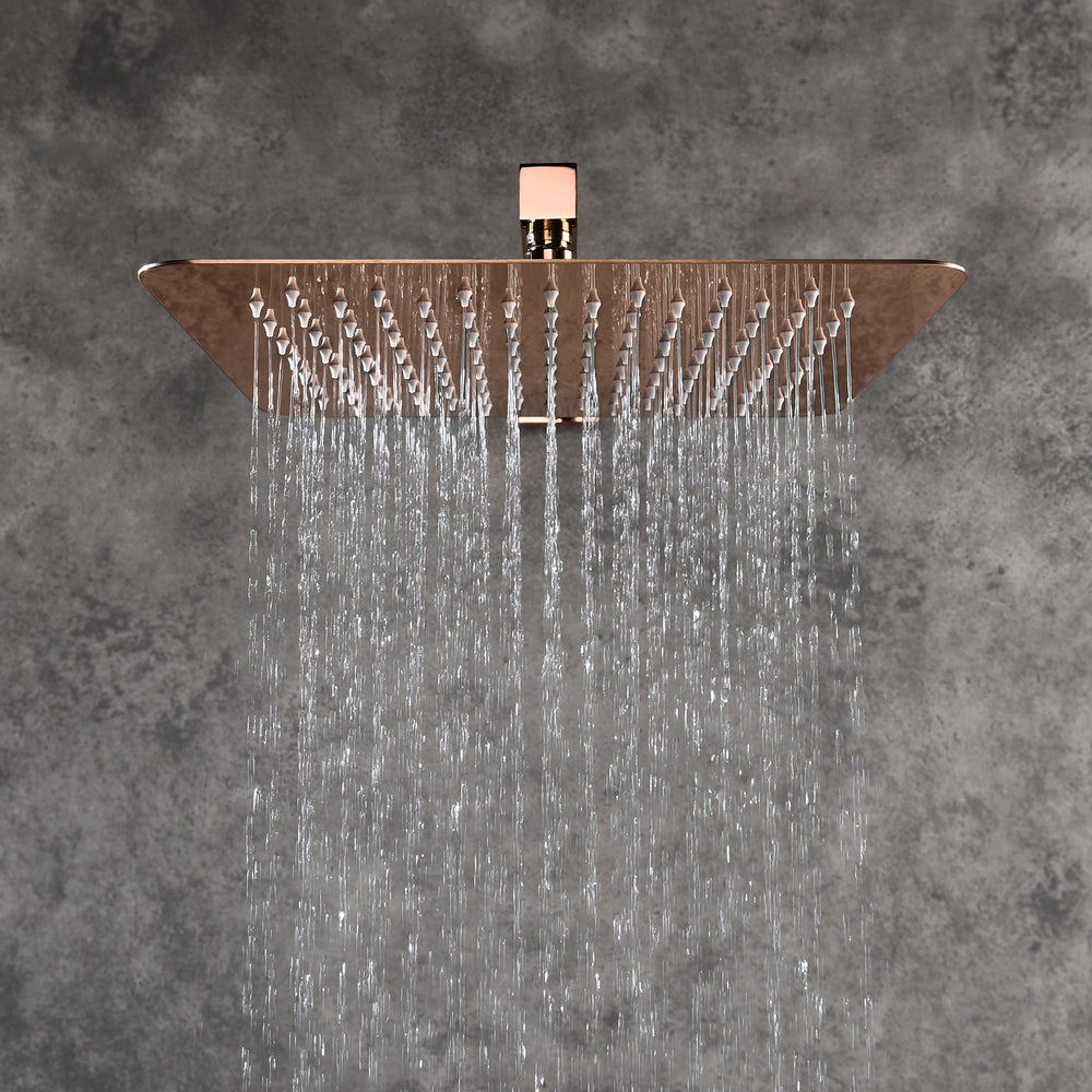 
                  
                    12inch Rose Gold wall mounted Shower System Rough-in Valve Body and Trim
                  
                