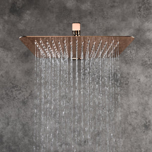 
                  
                    12inch Rose Gold wall mounted Shower System With waterfall tub spout
                  
                