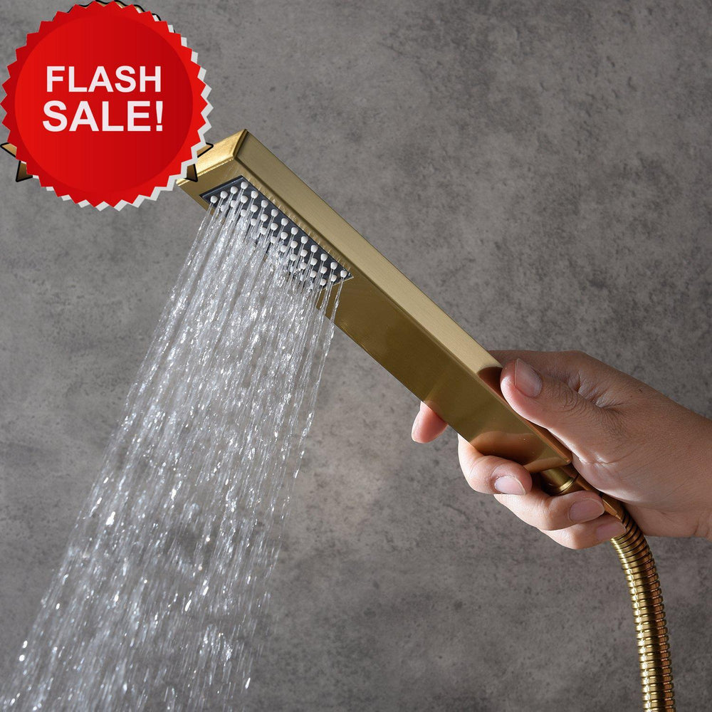 
                  
                    22inch Brushed gold 3 way anti-scald Digital display Shower faucet system rainfall and waterfall
                  
                