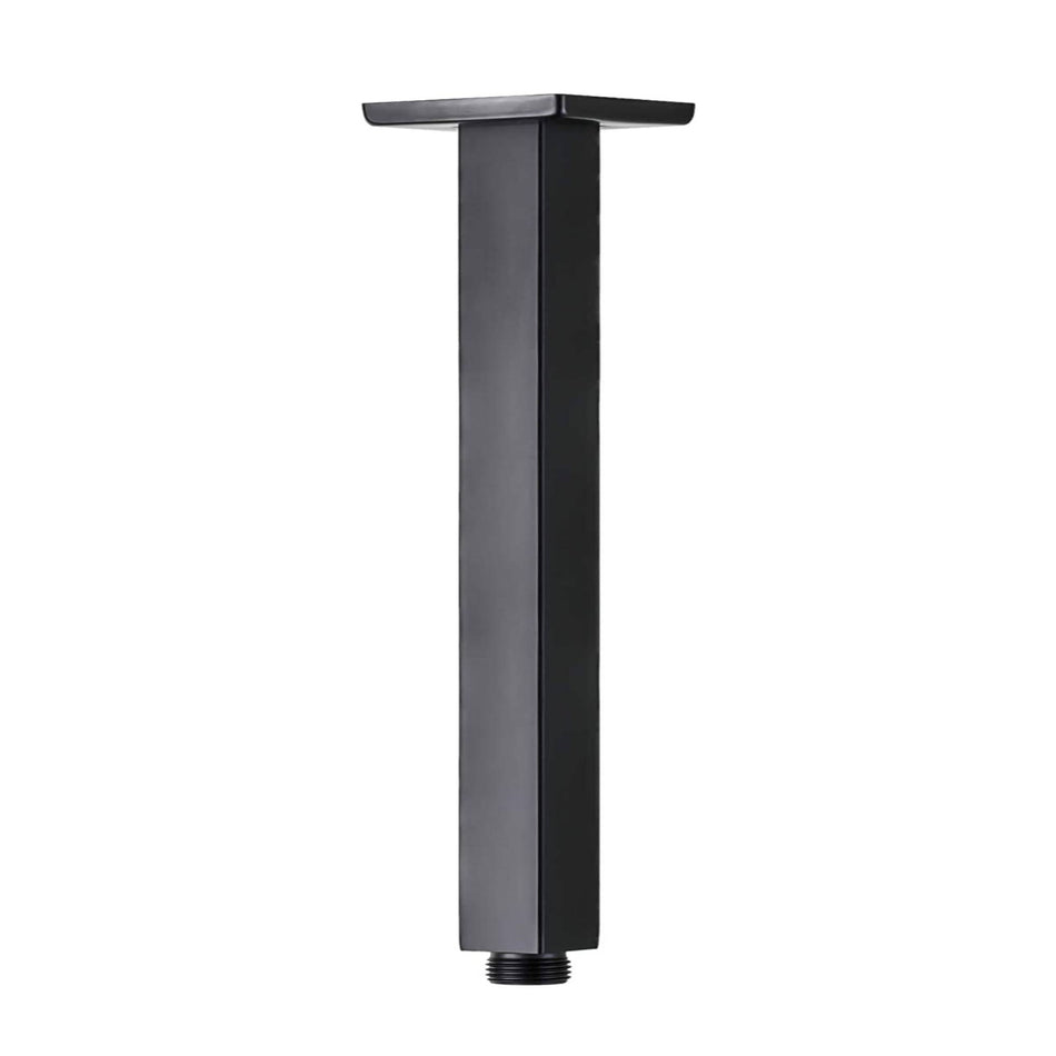 18 inch or 24 inch matte black or 36 inch Ceiling mount shower arm brass