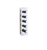 4  way thermostatic  rough in valve with trim