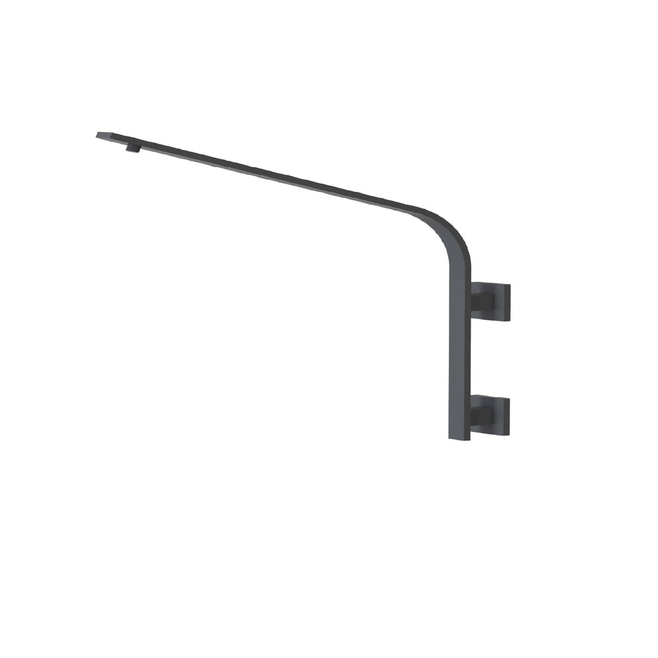 high arc wall mount shower arm stainless and brass material