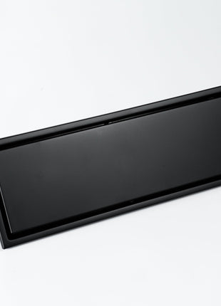 Matte Black stainless floor drain 11.8inch x 4.3 inch