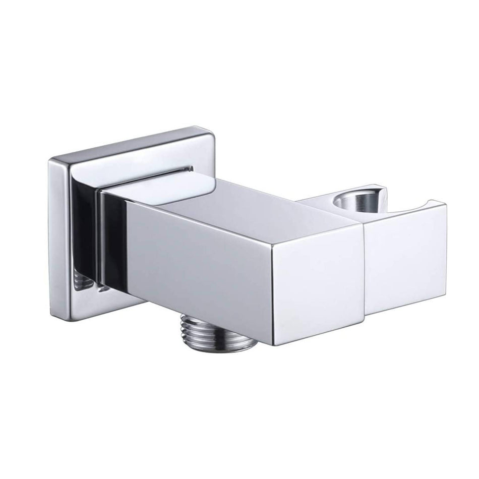 Wall Union with Handheld Shower Holder chrome