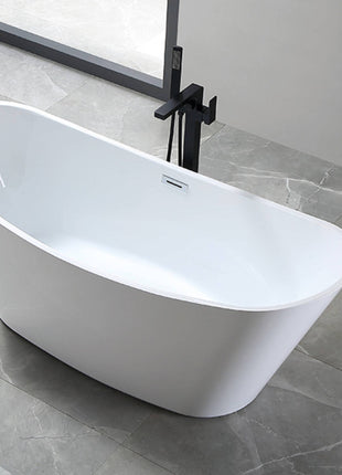 67'' x  29'' freestanding acrylic bathtub