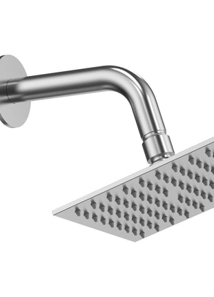 Regular shower head brushed nickel single function pressure balance shower faucet