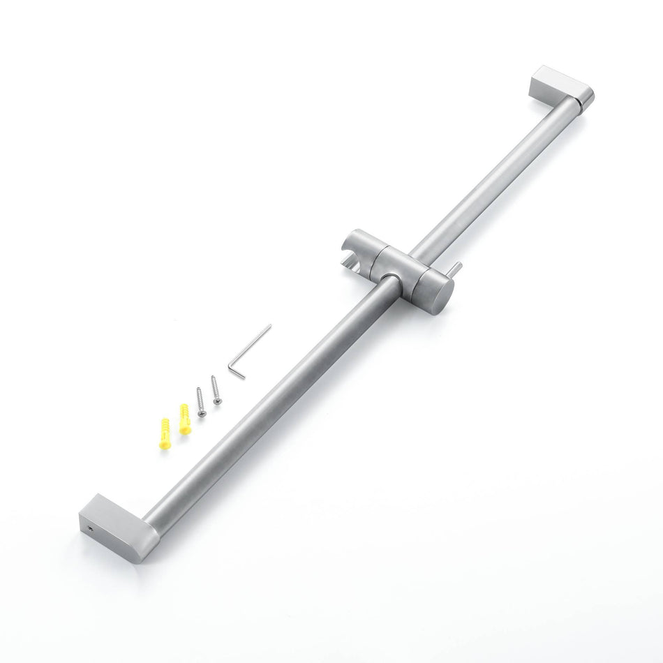 brushed nickel stainless sliding bar