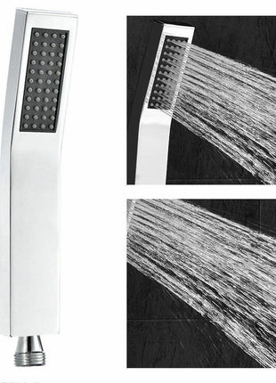 16inch 3 LED colors Ceiling Mounted Chrome Rainfall Shower Faucet with Hand Shower Mixer Tap