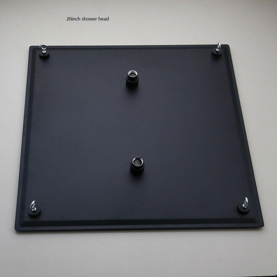 20'' matte black Shower Head Ceiling Mounted Rain Large high quality