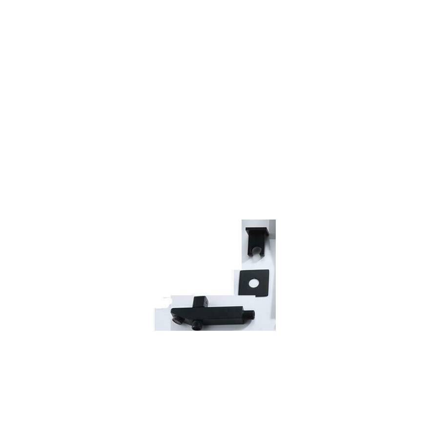 matte black brass tub spout two function