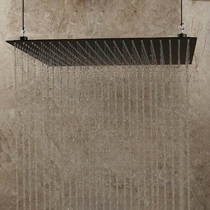 
                  
                    20'' matte black Shower Head Ceiling Mounted Rain Large high quality
                  
                