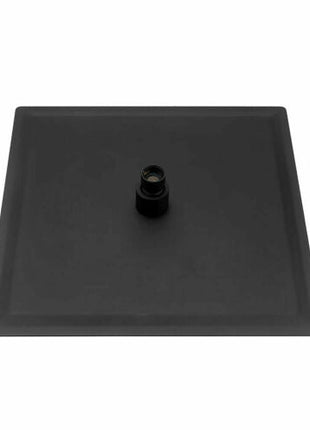 12inch 2 way Wall Mounted Matte Black Shower System with pressure balance Rough-in Valve Body and Trim