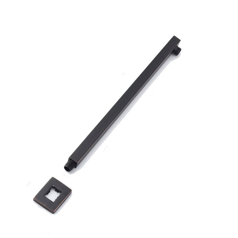 16inch oil rubbered bronze wall mount shower arm brass